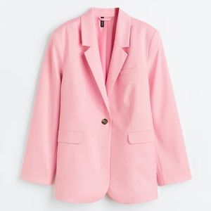 H&M Pink Oversized Blazer